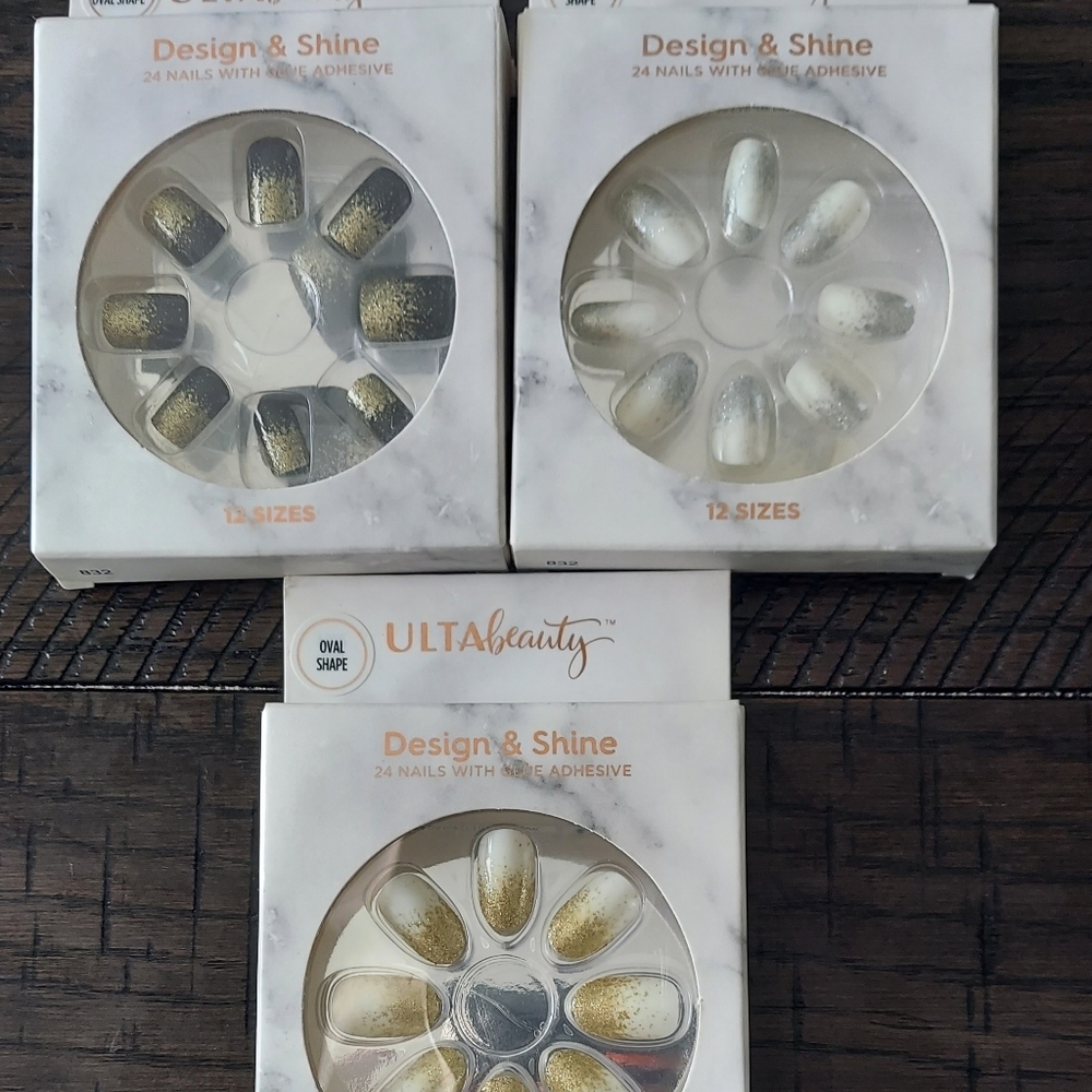 Set of 3 - Ulta press on nail sets